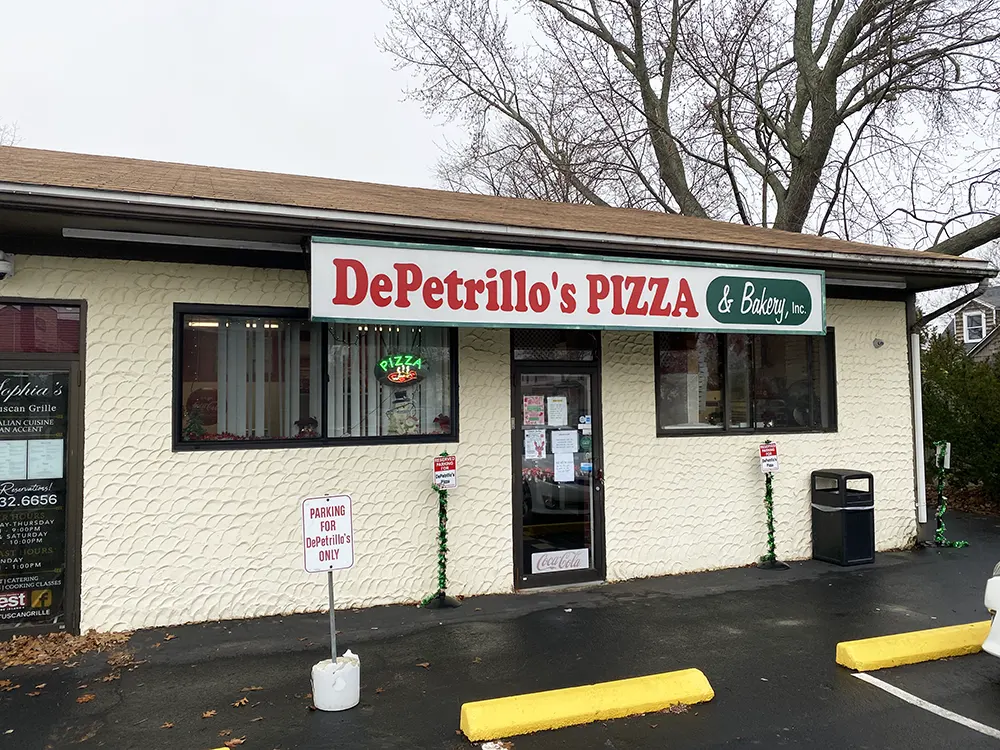 DePetrillo's Pizza & Bakery in Warwick behind  T.F. Green International Airport