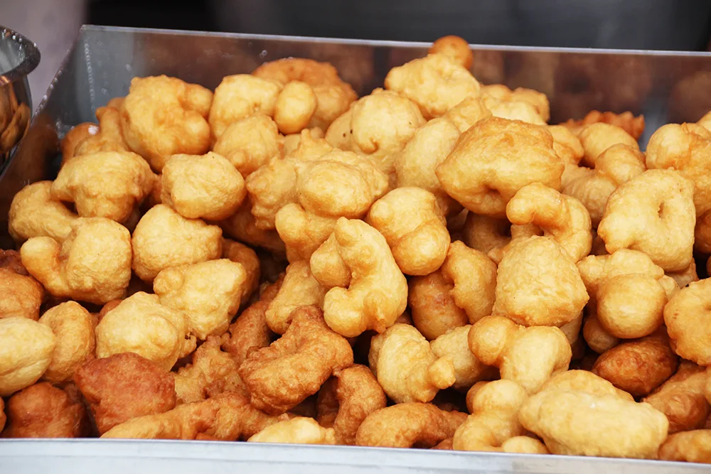 Zeppole fried up for the festival at Dee Best Zeppole