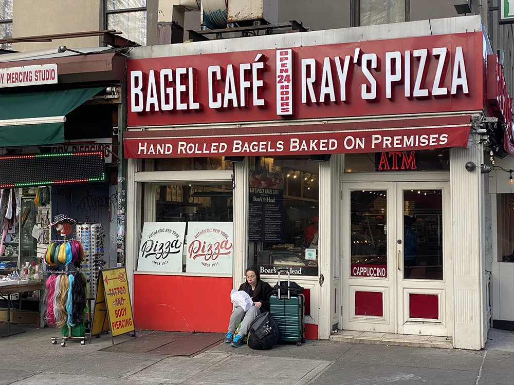 Ray's Bagel and Pizza Cafe near Astor Place